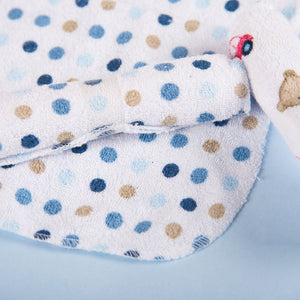 Baby Blue Napkin 10pcs Set Kids Napkin June Trading   