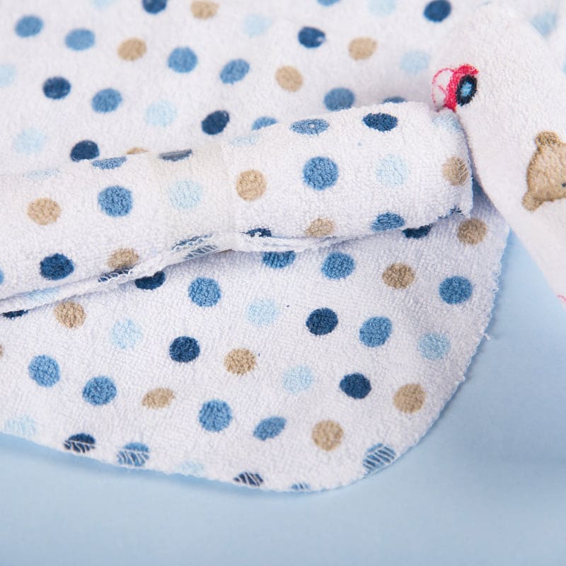 Baby Blue Napkin 10pcs Set Kids Napkin June Trading   