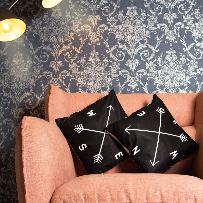 Compass Print Cushion Cover (Set of 2)