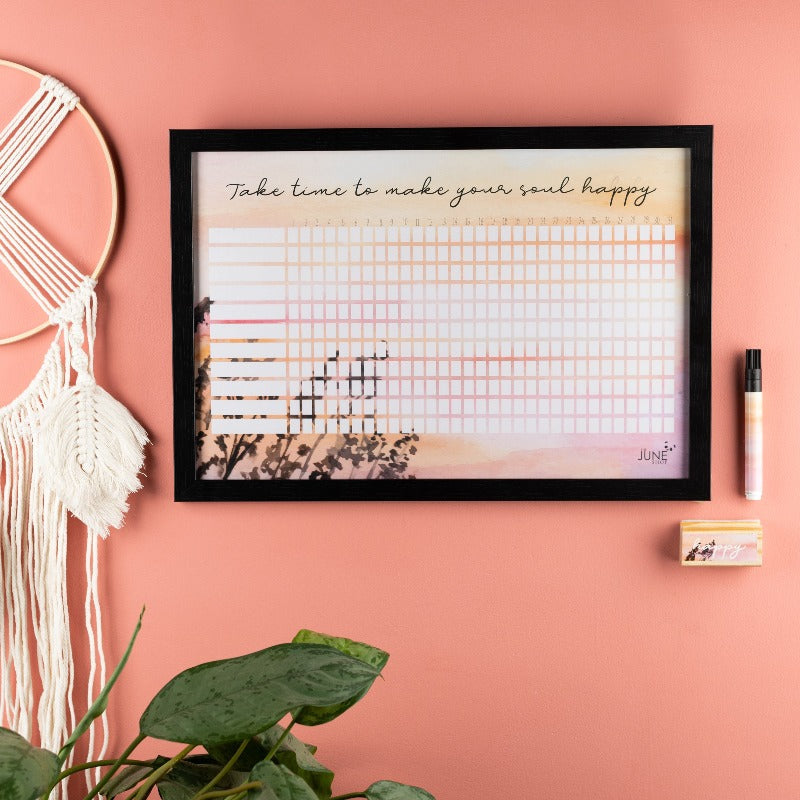 Take Time To Make Your Soul Happy - Re-writable Planner Re-writable Planners June Trading   