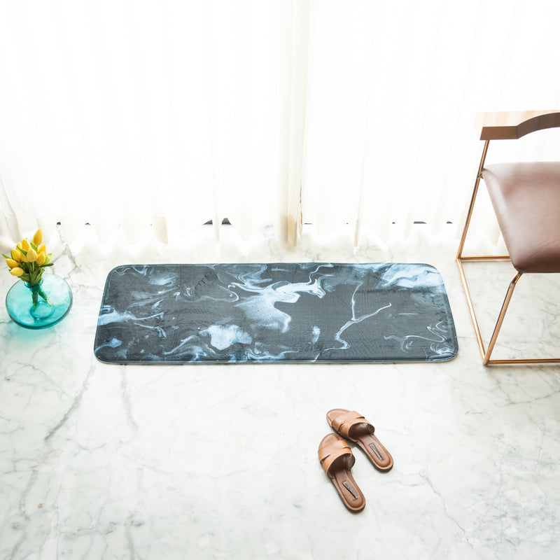 Colour Spill Pattern Soft Feel Long Mat Runner Long Mats June Trading   