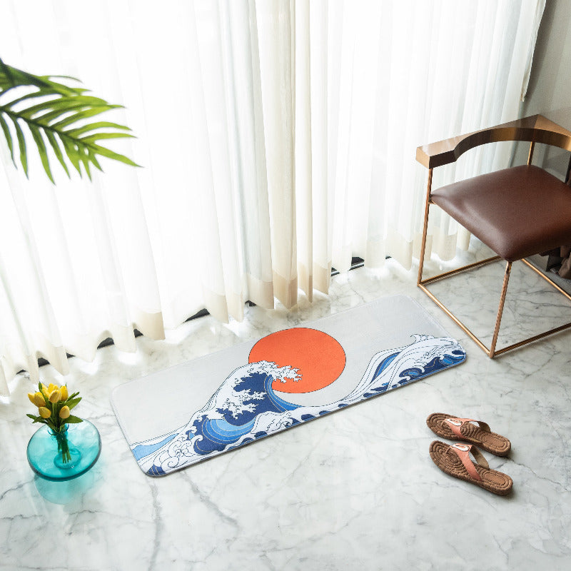 Sea Will Set You Free Soft Feel Long Mat Runner Long Mats June Trading   