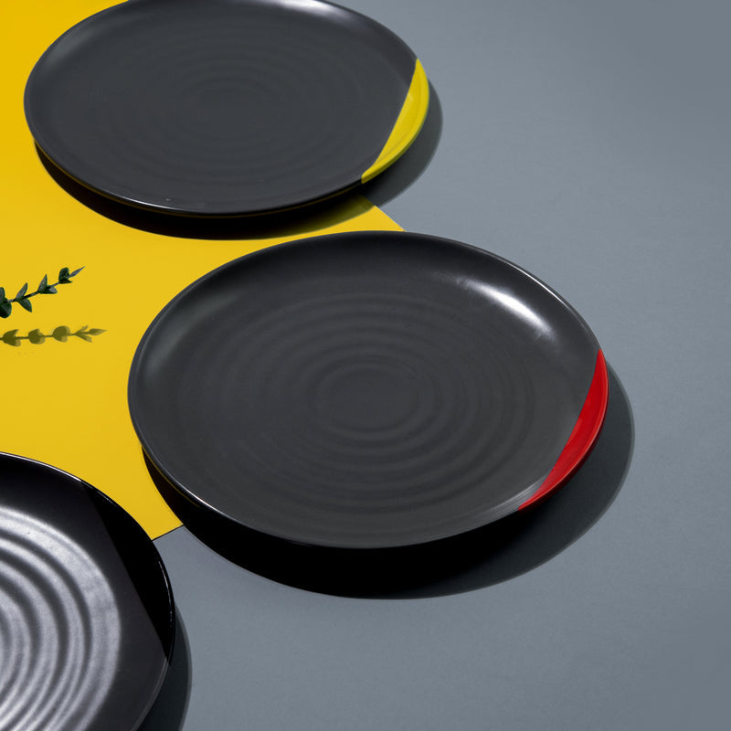 Spiral Two-Hued Dinner Plate (11 Inches) Dinner Plates June Trading   