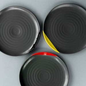 Spiral Two-Hued Dinner Plate (11 Inches) Dinner Plates June Trading   