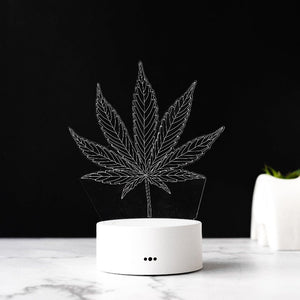 420 Leaf 3D Light 3D Lights The June Shop   