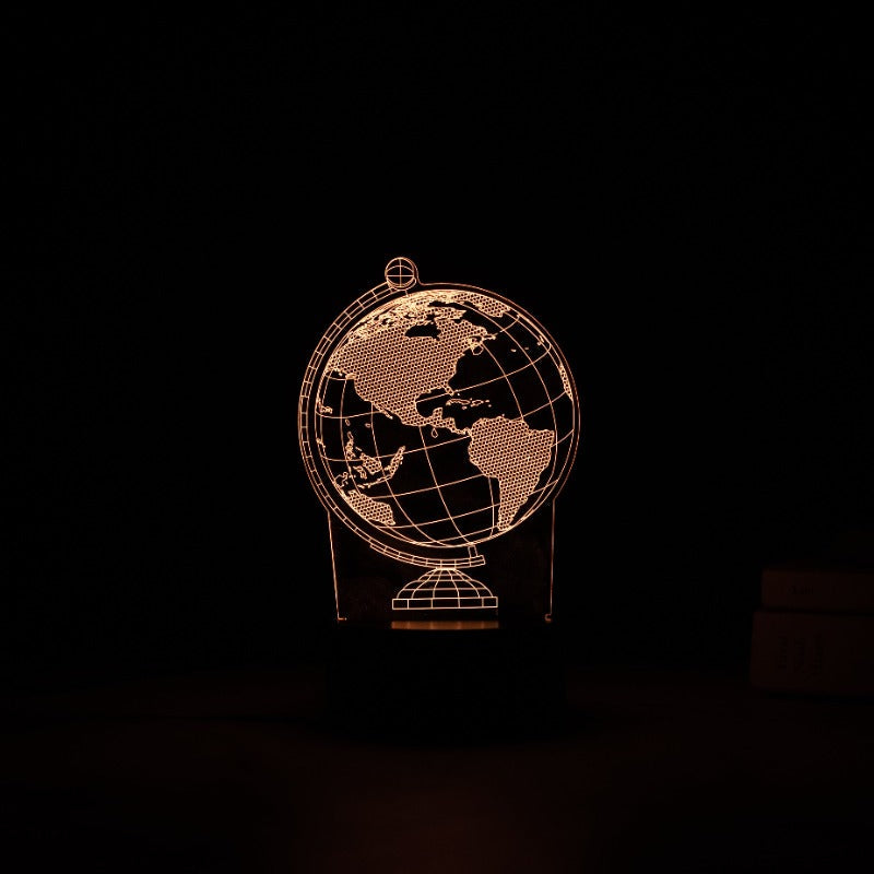Globe Neon 3D Light 3D Lights June Trading   