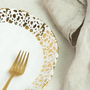 Aurulent Matte Patches Uneven Snack Plate (Clearance Sale) Dinner Plates June Trading   