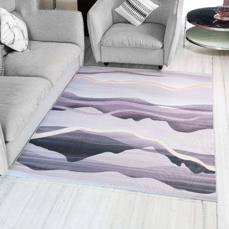 Abstract Ink-Art Modern Home Large Carpet