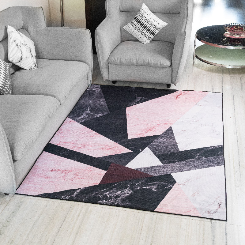 Geometric Triangle Modern Home Large Carpet