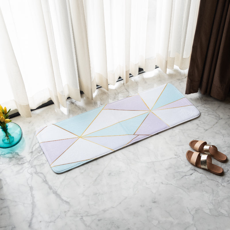 Pastel Shades Soft Feel Long Mat Runner Long Mats June Trading   