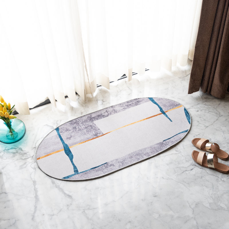 Dripping Paints Designer Oval Rugs