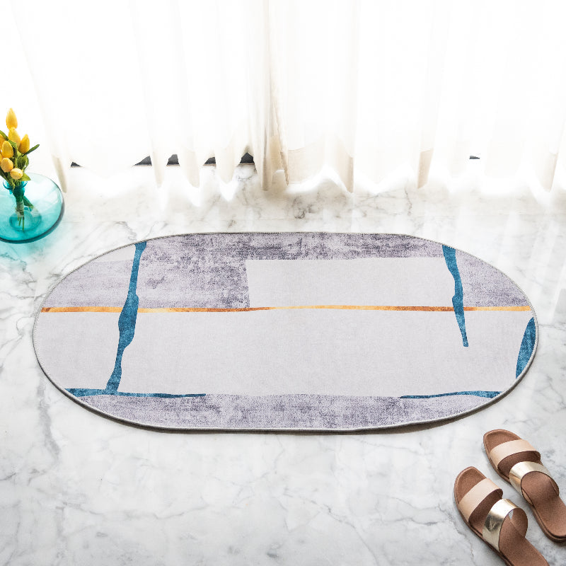 Dripping Paints Designer Oval Rugs