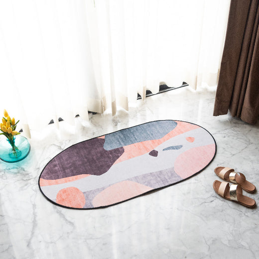 Artistic Patch Designer Oval Rugs Designer Oval Rugs June Trading   