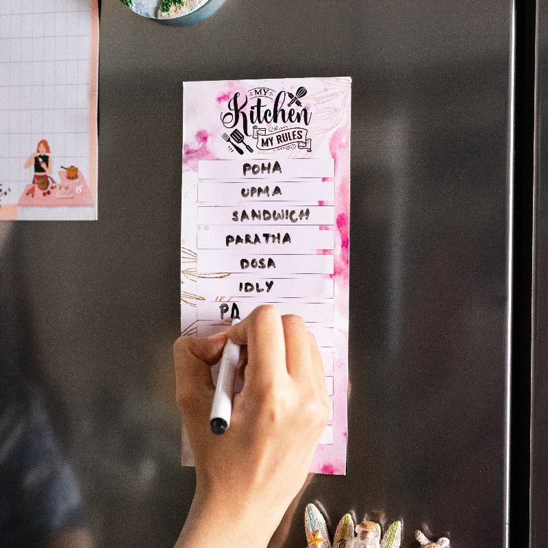 My Kitchin My Rules - Magnetic Board Sheet (Rewritable) Magnetic Board June Trading   