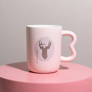 Reindeer Embellished Ceramic Tea Cup With Tea Pot Set Tea & Coffee Sets June Trading   