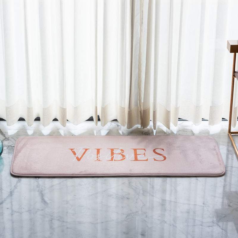 Spread Positive Vibes Soft Feel Long Mat Runner Long Mats June Trading   