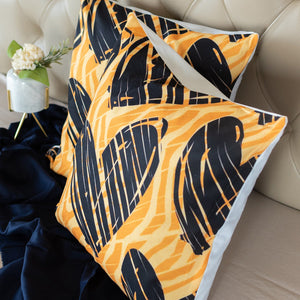 Heart Print Cushion Covers (Set of 2) Cushion Cover June Trading   