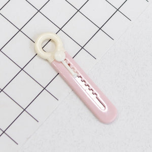 Mini Paper Cutter Paper Cutter June Trading Crepe Pink  