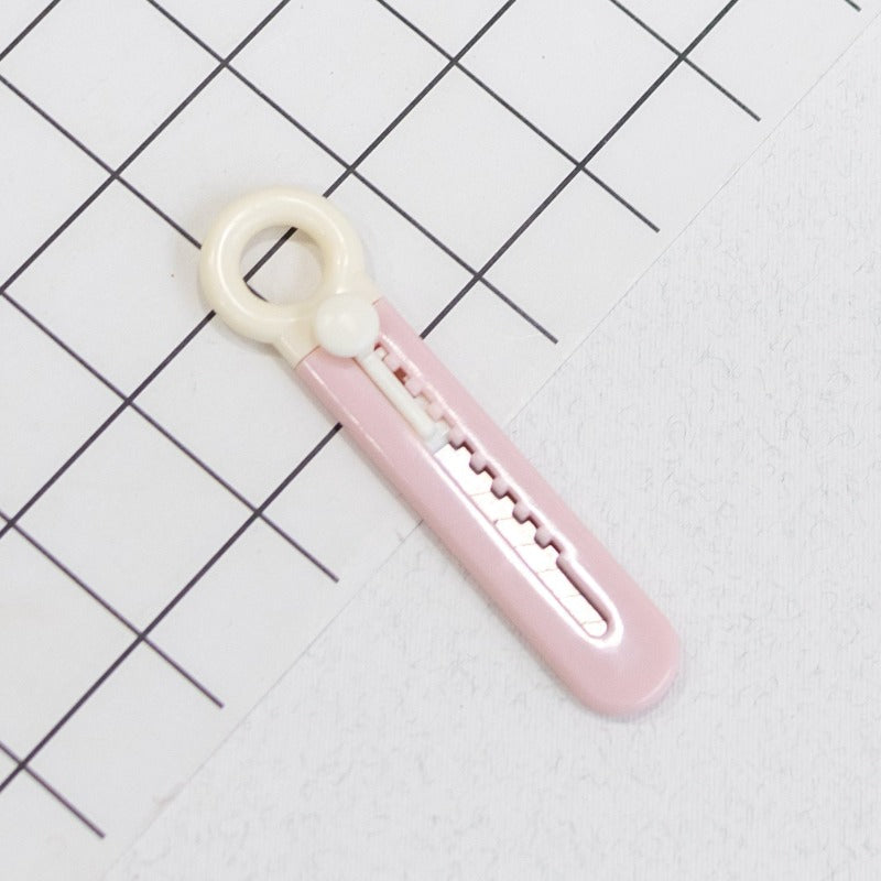Mini Paper Cutter Paper Cutter June Trading Crepe Pink  