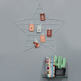 Star (Big) - Photo Holder Wall Grid Photo Holder Grid June Trading Paper White  