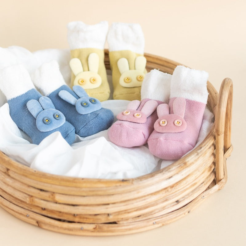 Bunny - Baby Socks - Pink Baby Socks June Trading   