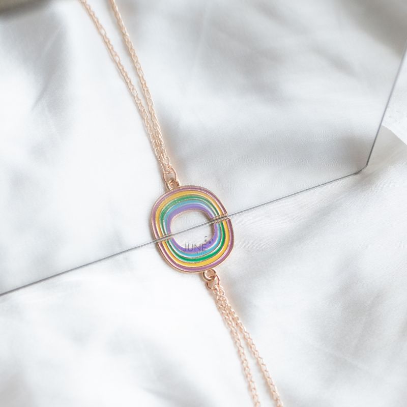 Stunning Rainbow Pendant - Necklace Necklace June Trading   