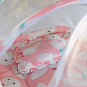 Portable Rabbit Printed Baby Bed Baby Beds June Trading   