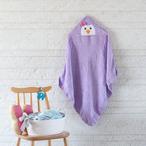 Baby Hooded Towel - Cute Penguin Baby Towels June Trading   