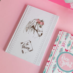 Free Spirit Notebooks (Hard Cover) Notebooks June Trading Be Brave  