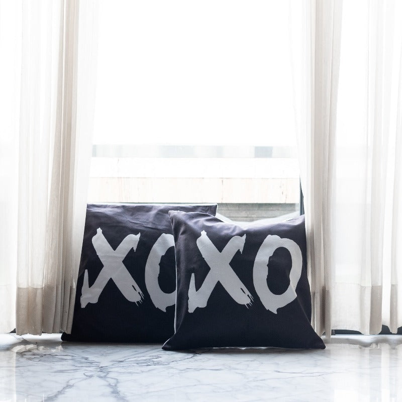 XOXO Print Cushion Covers (Set of 2)