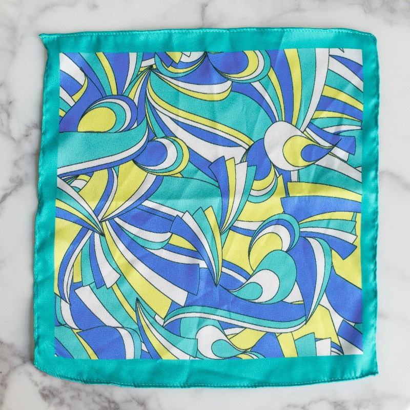 Quirky Blues - Pocket Squares (Set of 2) Pocket Squares June Trading   