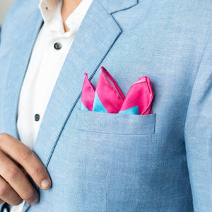 Lips and Rocket Print - Pocket Squares (Set of 2) Pocket Squares June Trading   