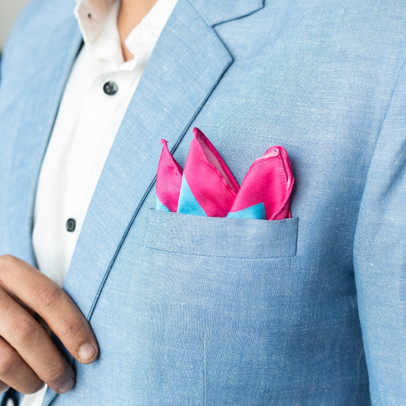 Lips and Rocket Print - Pocket Squares (Set of 2) Pocket Squares June Trading   