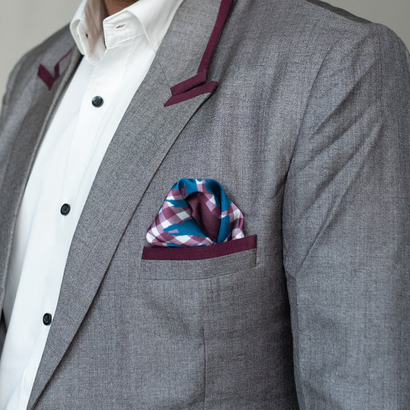 Abstract Print - Pocket Squares (Set of 2) Pocket Squares The June Shop   