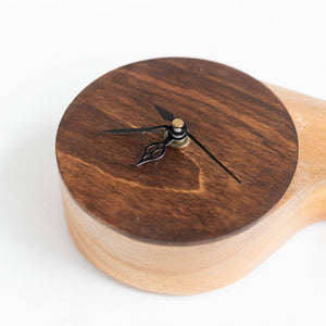 Wooden Snail Table Clock Table Clocks June Trading   