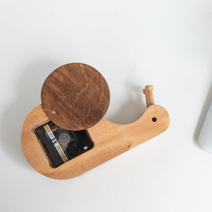 Wooden Snail Table Clock Table Clocks June Trading   