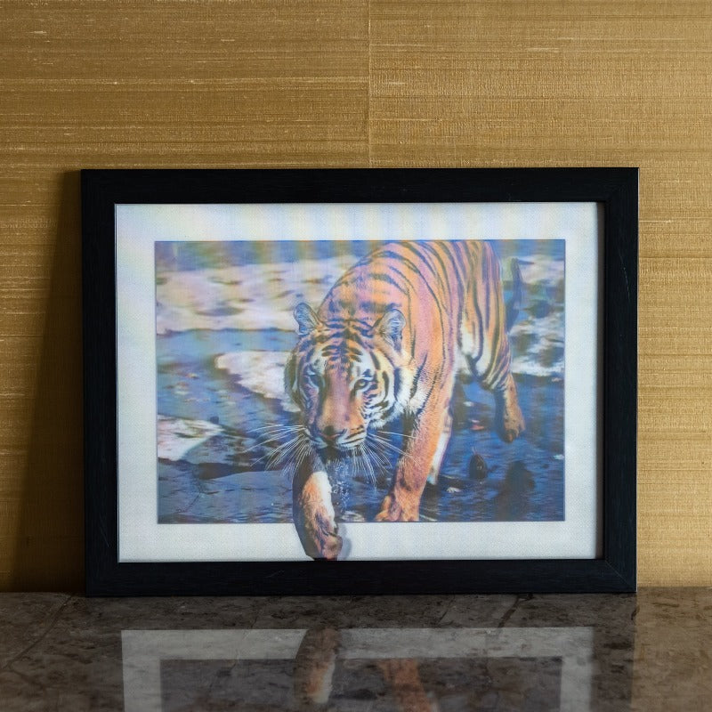 Fierce Tiger - 3D Photo Frame Photo Frames June Trading   