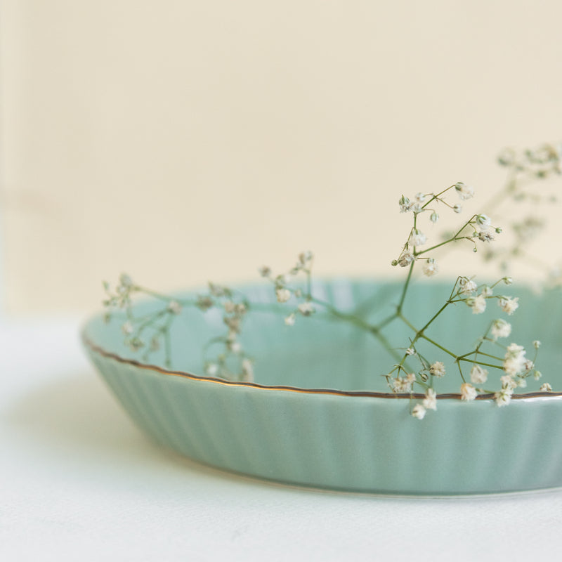 Pastel Ceramic Appetizer/Dessert Plates Snack Plate June Trading   