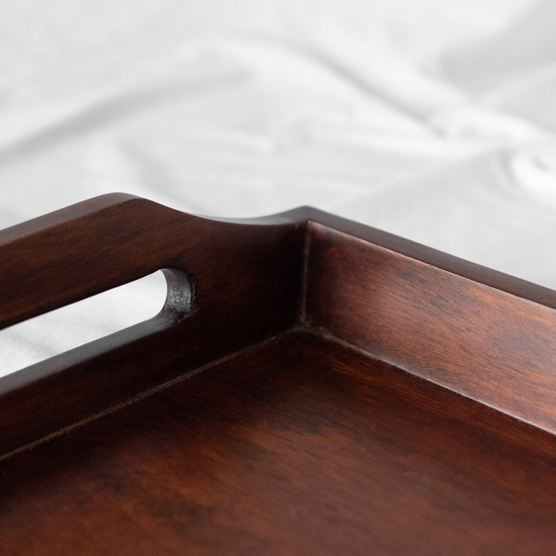 Handcrafted Wooden Serving Tray Serving Tray June Trading   