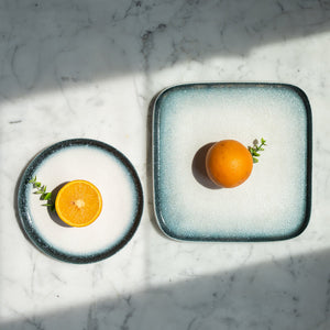 Ombre Ceramic Square Dinner Plate Dinner Plates June Trading   