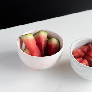 Marble Effect Ceramic Bowl Bowls June Trading   
