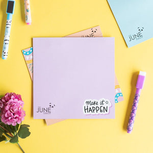 Make It Happen - Magnetic Board Sheet (Rewritable) Magnetic Board June Trading   