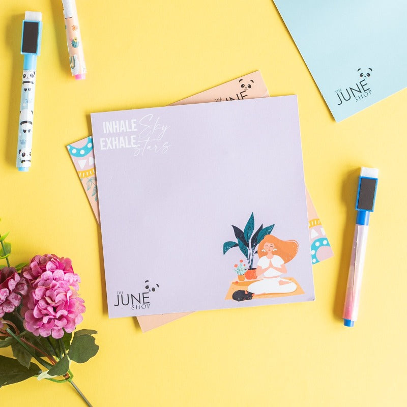 Inhale Exhale- Magnetic Board Sheet (Rewritable) Magnetic Board June Trading   