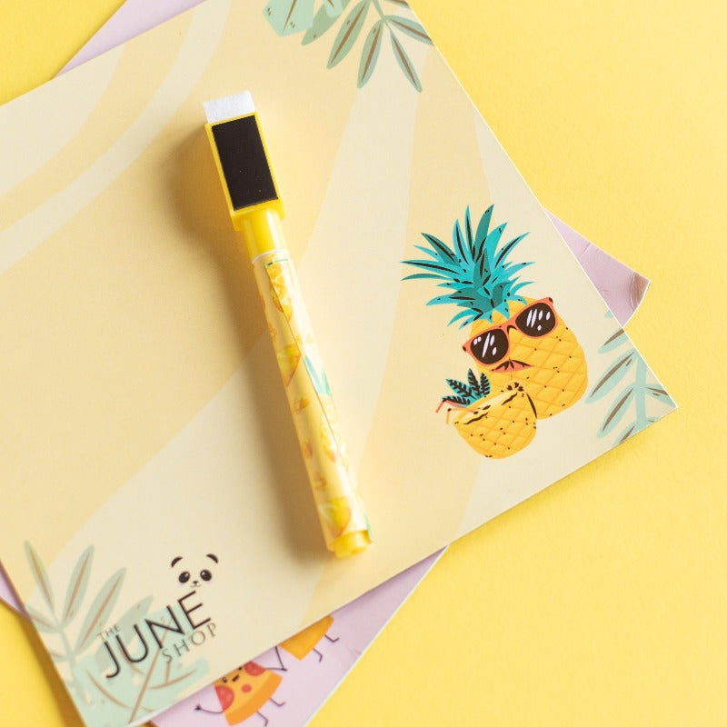 Cool Pineapple - Magnetic Board Sheet (Rewritable) Magnetic Board June Trading   