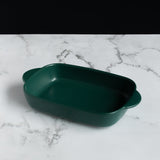 Rectangular Baking Tray Serving Bowls June Trading Olive Green  