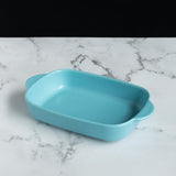 Rectangular Baking Tray Serving Bowls June Trading Sky Blue  