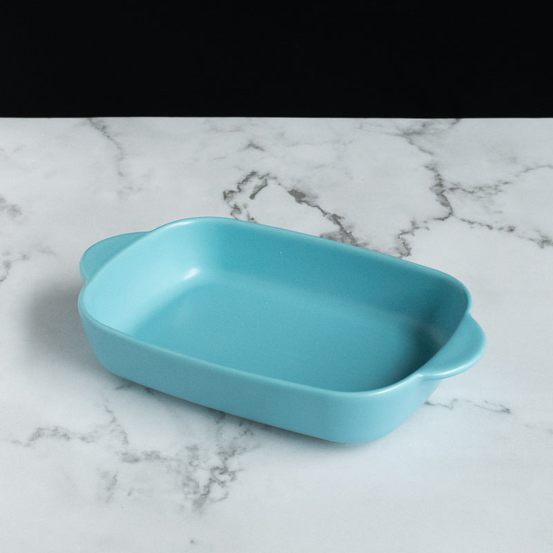 Rectangular Baking Tray Serving Bowls June Trading Sky Blue  