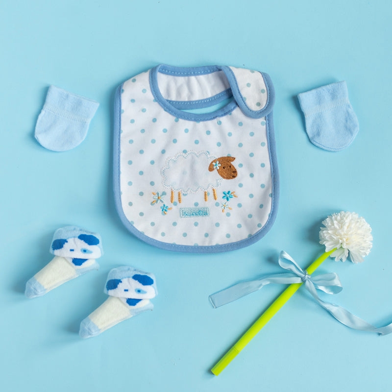 Baby Sheep - Bib Gift Set Baby Gift Set June Trading   