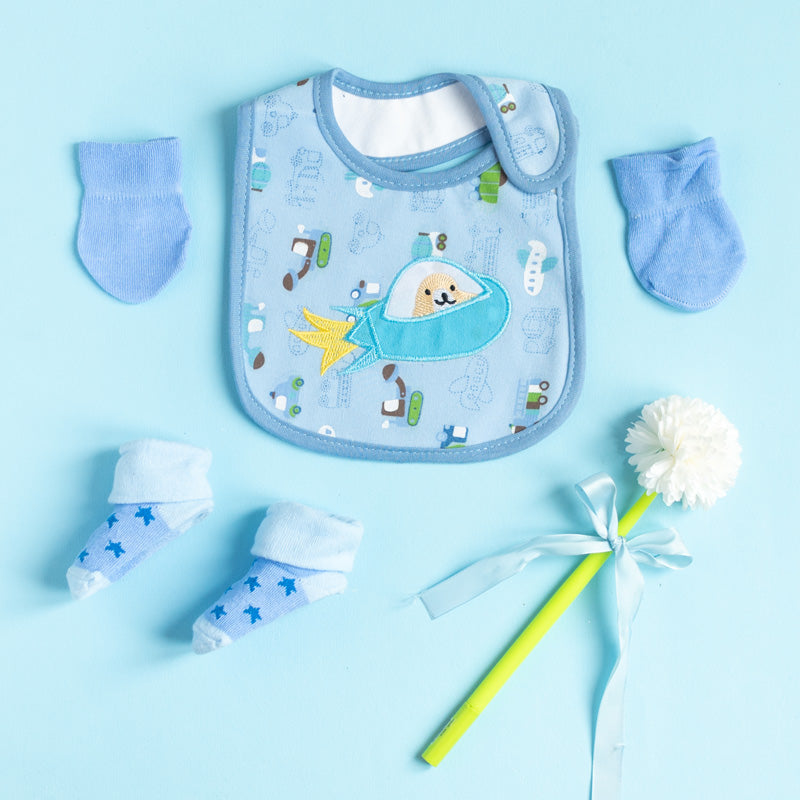 Spaceship - Bib Gift Set Baby Gift Set June Trading   