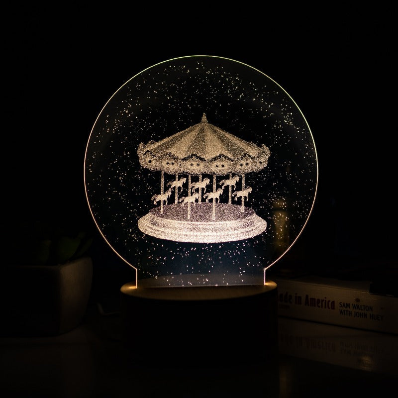 Carousel 3D Light 3D Lights June Trading   